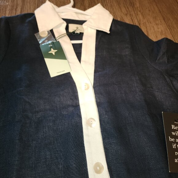 Tuckernuck Navy Collier Dress NWT Med - Picture 8 of 10